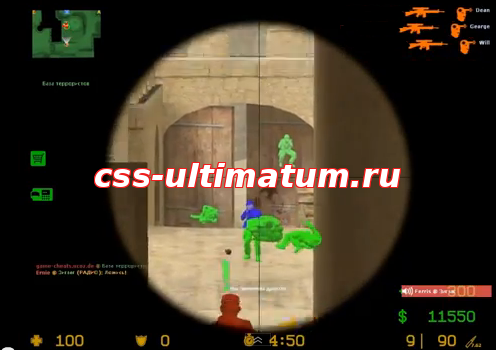 Wallhack p7hook для css v34