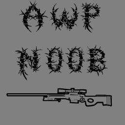 Спреи awp-noob для css