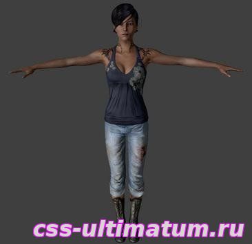 Красивый женский скин для css Красивый женский скин для css