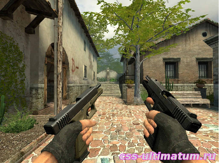 Модель DUAL GLOCKS-18 для Cs Source