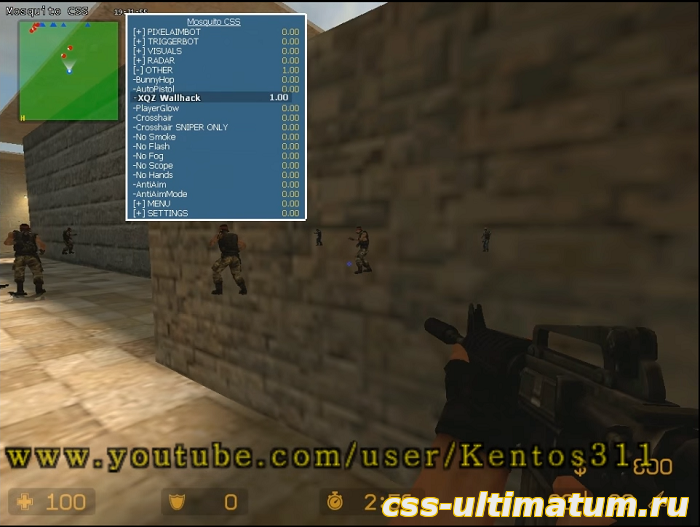 Чит MosquitoCSS для CSS V86 No-Steam Чит MosquitoCSS для CSS V86 No-Steam