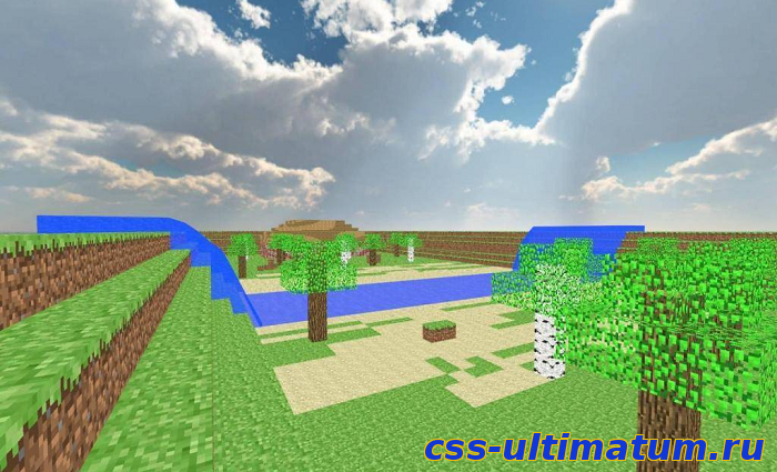 Карта awp_minecraft для Cs Source Карта awp_minecraft для Cs Source