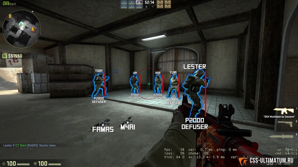DDX Multihack v1.15.2 для CS:GO DDX Multihack v1.15.2 для CS:GO