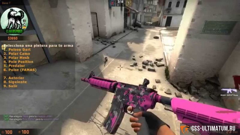 Плагин SourceMod Weapon Paints для CS:S Плагин SourceMod Weapon Paints для CS:S