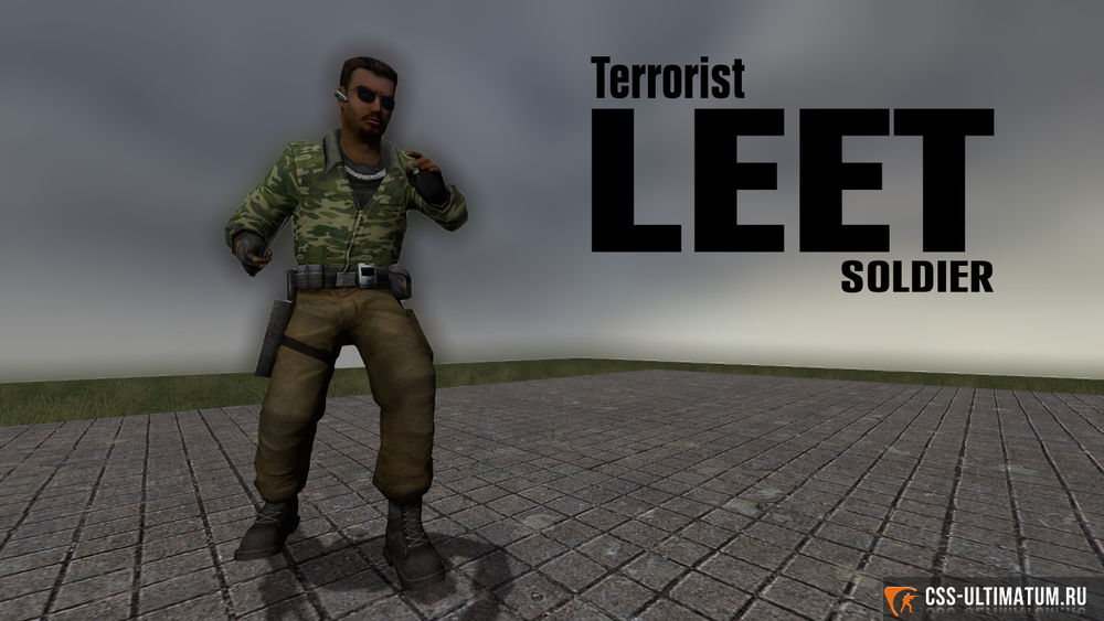 Скин Leet Soldier для террористов в CS:S Скин Leet Soldier для террористов в CS:S