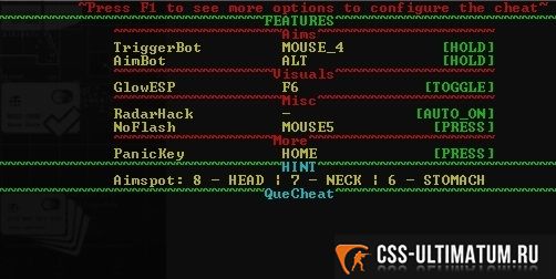Чит QueCheat v3.0 для CS:GO Чит QueCheat v3.0 для CS:GO