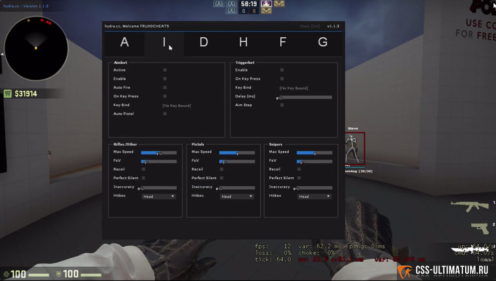 Чит Гидра Welcom для CS:GO Чит Гидра Welcom для CS:GO