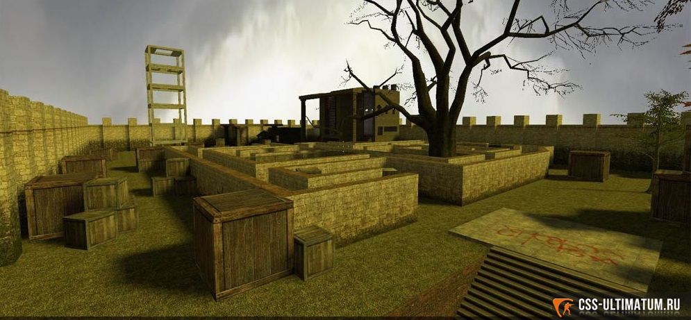 Карта de_castle_base_b2 для Counter-Strike: Source Карта de_castle_base_b2 для Counter-Strike: Source