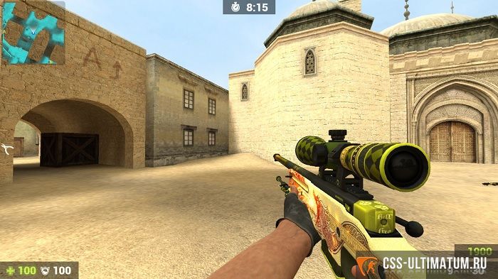 Модель AWP Dragon Lore для CSS
