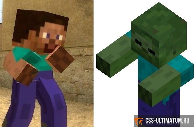 Скины Minecraft для CSS Скины Minecraft для CSS