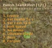 TK Punish / Наказание за убийство друзей по команде! TK Punish / Наказание за убийство друзей по команде!