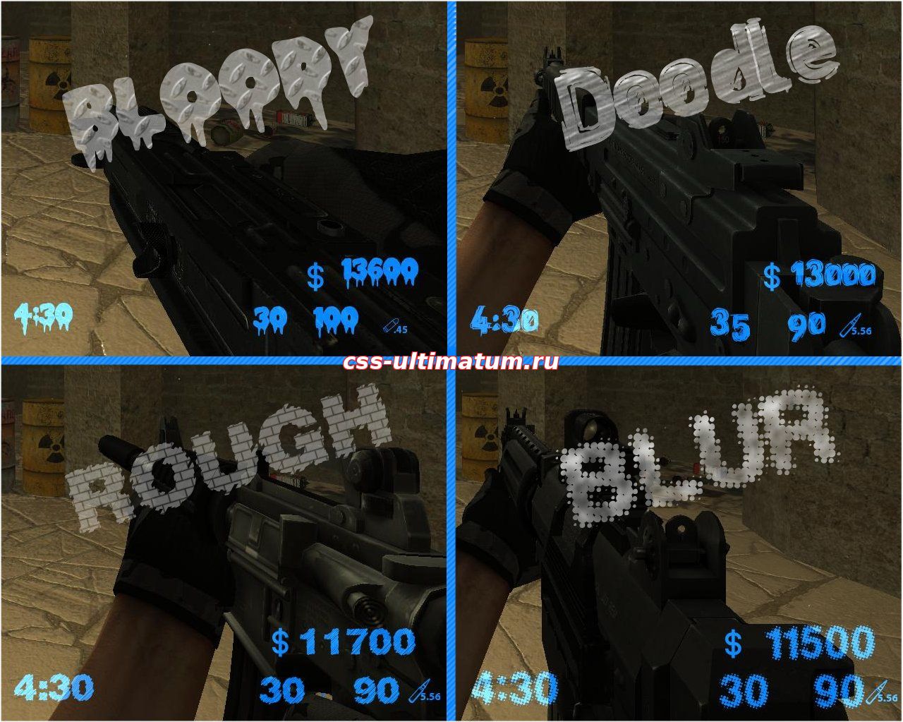 Blue HUD's by Pezzo