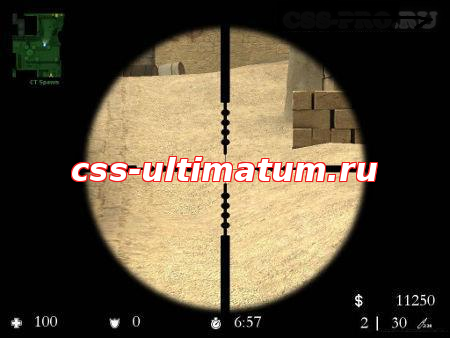 Удобный прицел для css