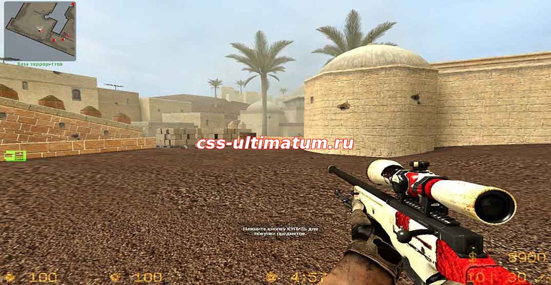 AWP из CS:GO в стиле Sand Storm