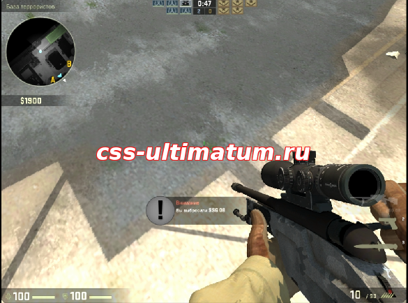 Прицел на AWP и SCOUT для CS:GO