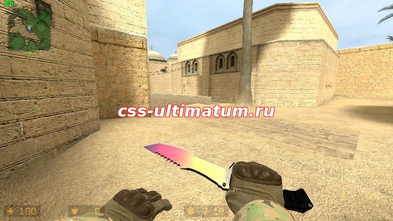 Нож Huntsman Knife Fade для CSS